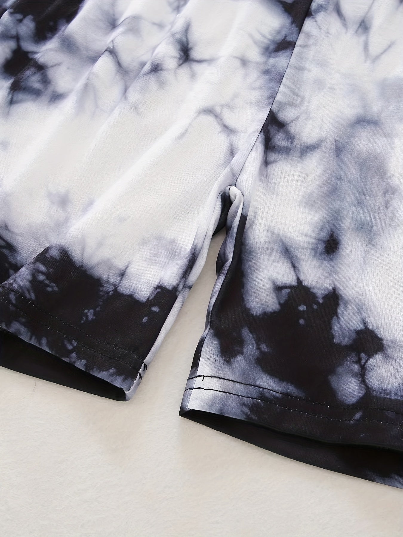 Boys' Tie Dye Printed Beach Shorts