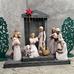 Nativity Song Of Joy Dance Of Life Sculpted Hand Painted Nativity Figures