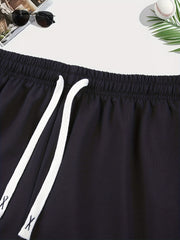 Punk's NOT DEAD Print Men's Drawstring Shorts