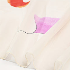 Colorful Ginkgo Leaf Print Scarf Hijab Shawl Windproof Head Wraps Bandana