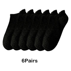 6 Pairs Womens No Show Socks Breathable & Soft Ankle Stockings & Hosiery