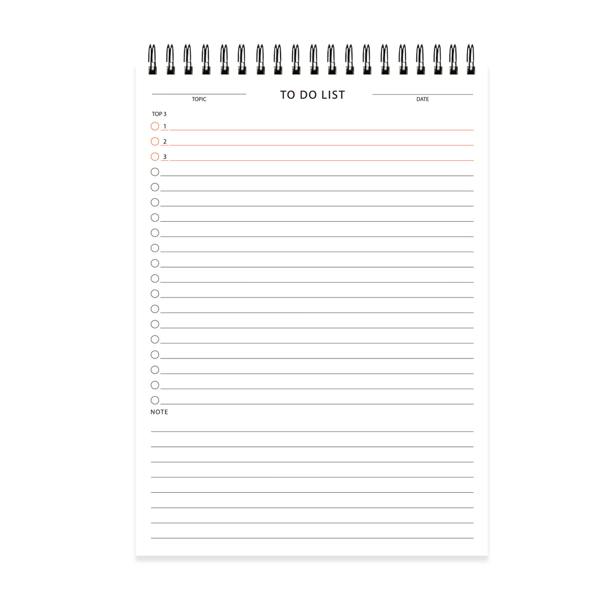 Daily Planner Notepad Undated To Boost Efficiency & Achieve Goals
