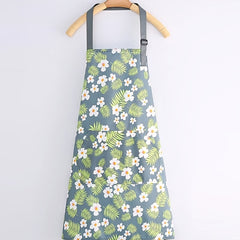 Waterproof Floral Print Apron for Gardening & Cooking