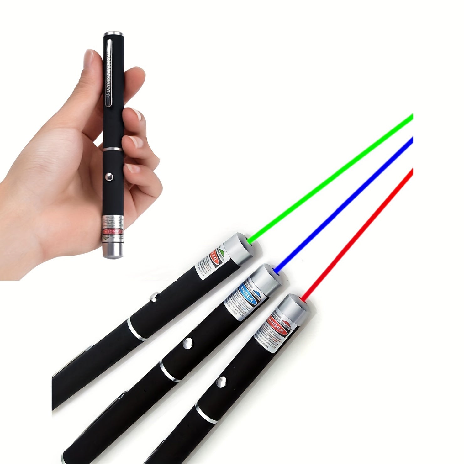 High Power Laser Pointer Pen Red Green Purple Dot Light