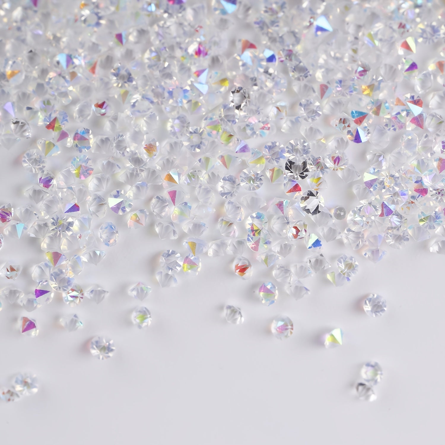 10000Pcs Pixie Nail Crystals Rhinestones Micro Nail Beads 1 2mm