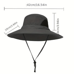 Unisex Versatile Sunshade Foldable Bucket Hat with Double-Sided Sun Hat
