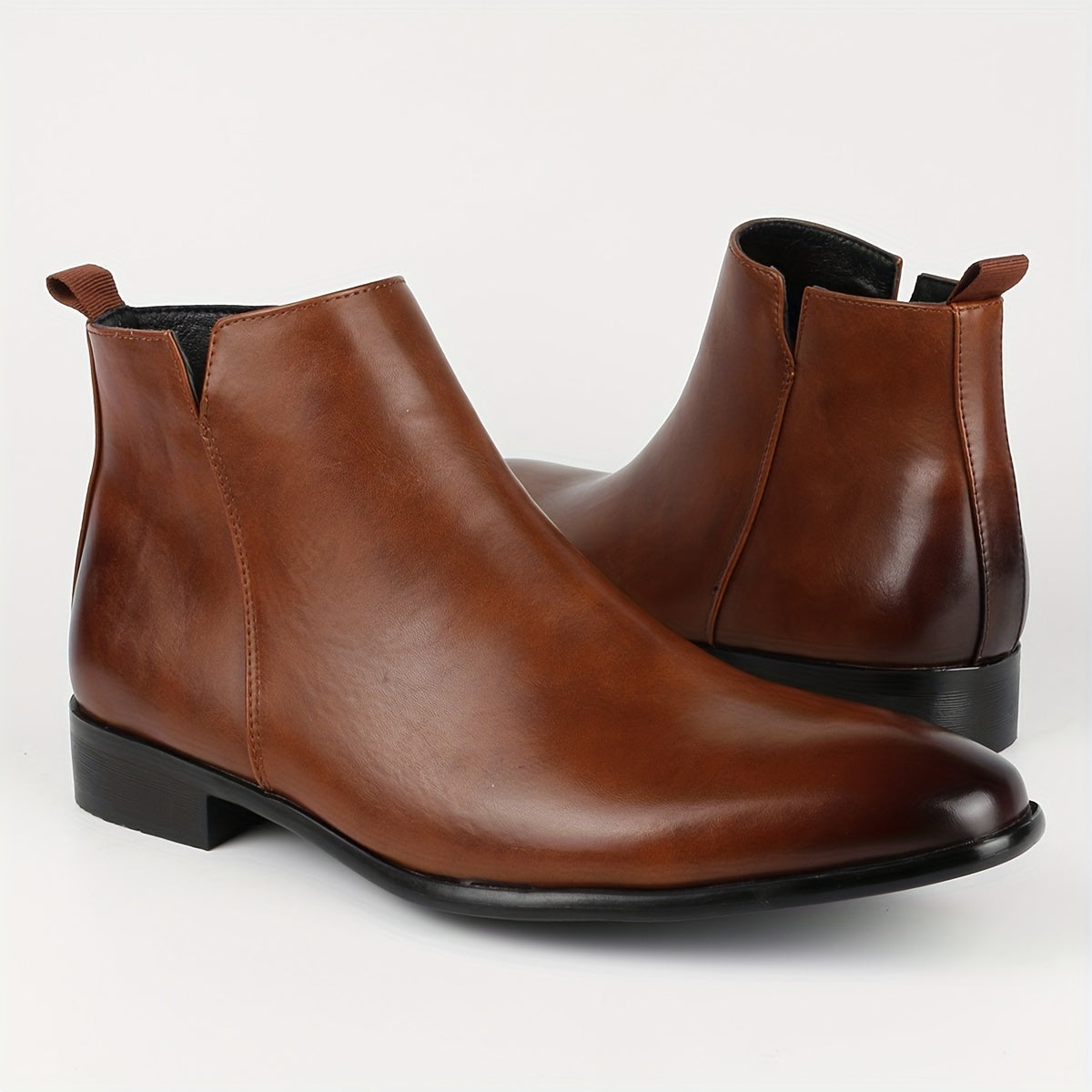Men's Zipper Chelsea Boots