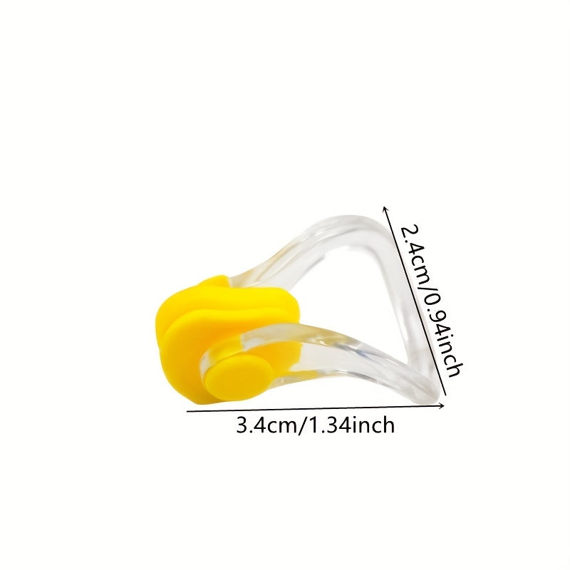 12pcs Waterproof Silicone Nose Clips for Swimming and Surfing
