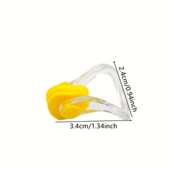 12pcs Waterproof Silicone Nose Clips for Swimming and Surfing