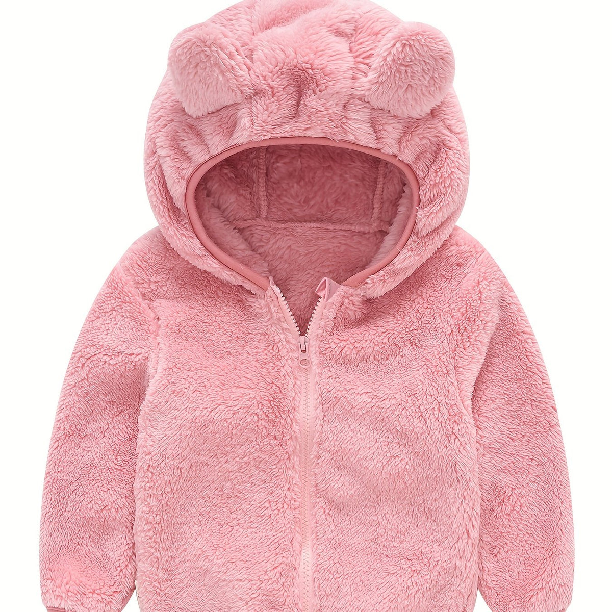 Toddler Fleece Jacket Baby Boys Girls Hooded Outwear Fall Winter Clothing