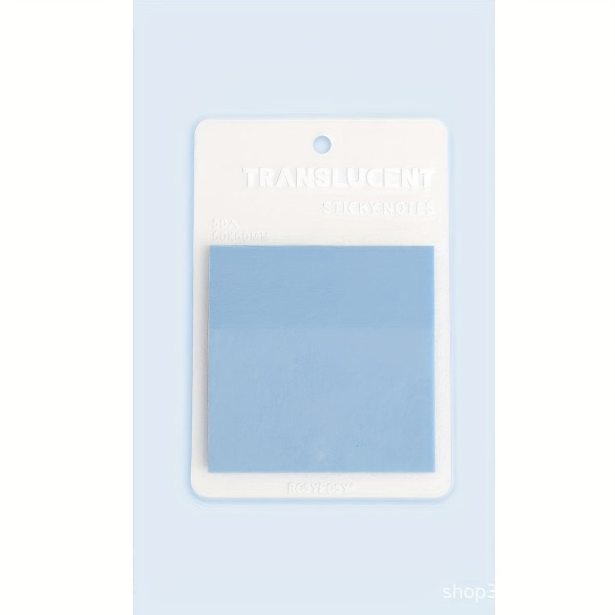 Colorful Clear Sticky Notes 5 Colors Self Adhesive Translucent Sticky Notes
