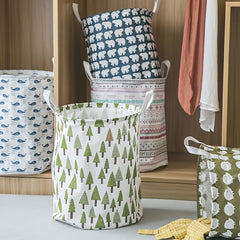 Portable Foldable Storage Bucket for Baby Toys & Clothes