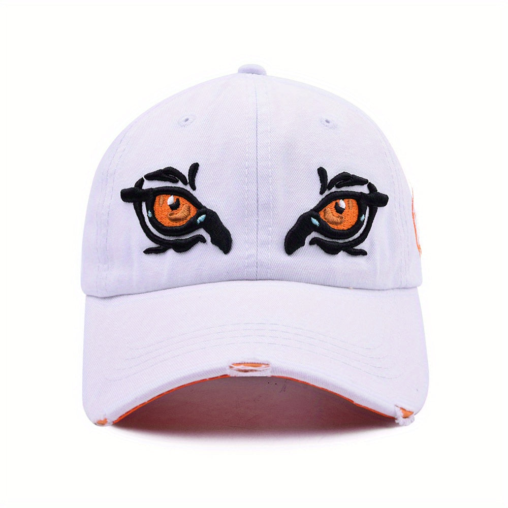 Kids' Sunshade Baseball Cap with 3D Eyes for Halloween