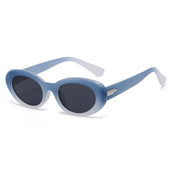 Oval Vintage Sunglasses Round Lens Small Frame Sunglasses