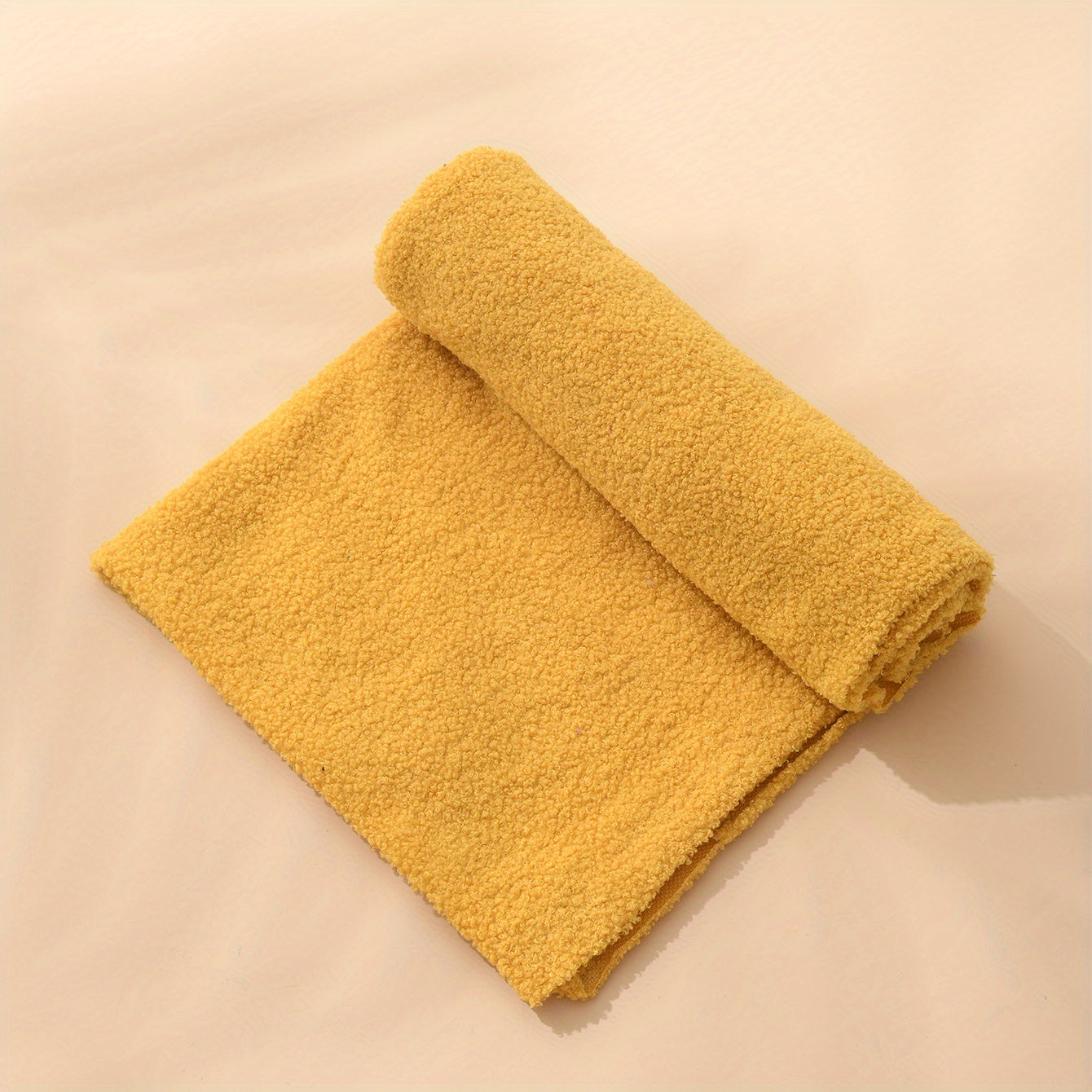 Little Teddy Curly Fleece Soft Plush Toy Sofa Cushion Table Pet Supplies