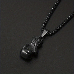 Hip Hop Boxing Gloves Charm Golden Silver Plated Vintage Victory Pendant