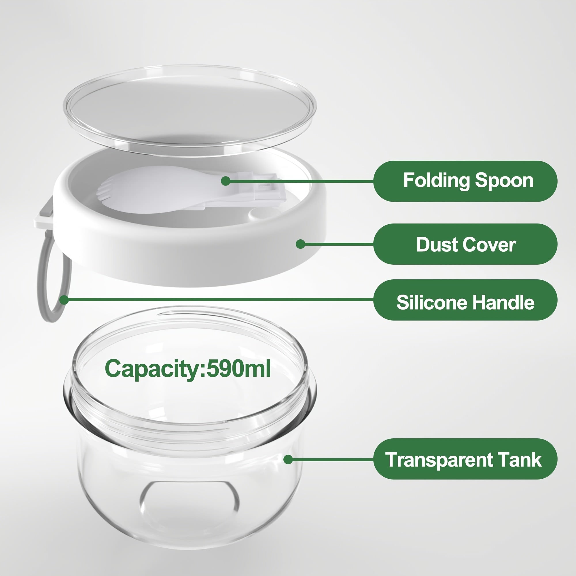 Leak Proof Food Jar Portable Breakfast Cups