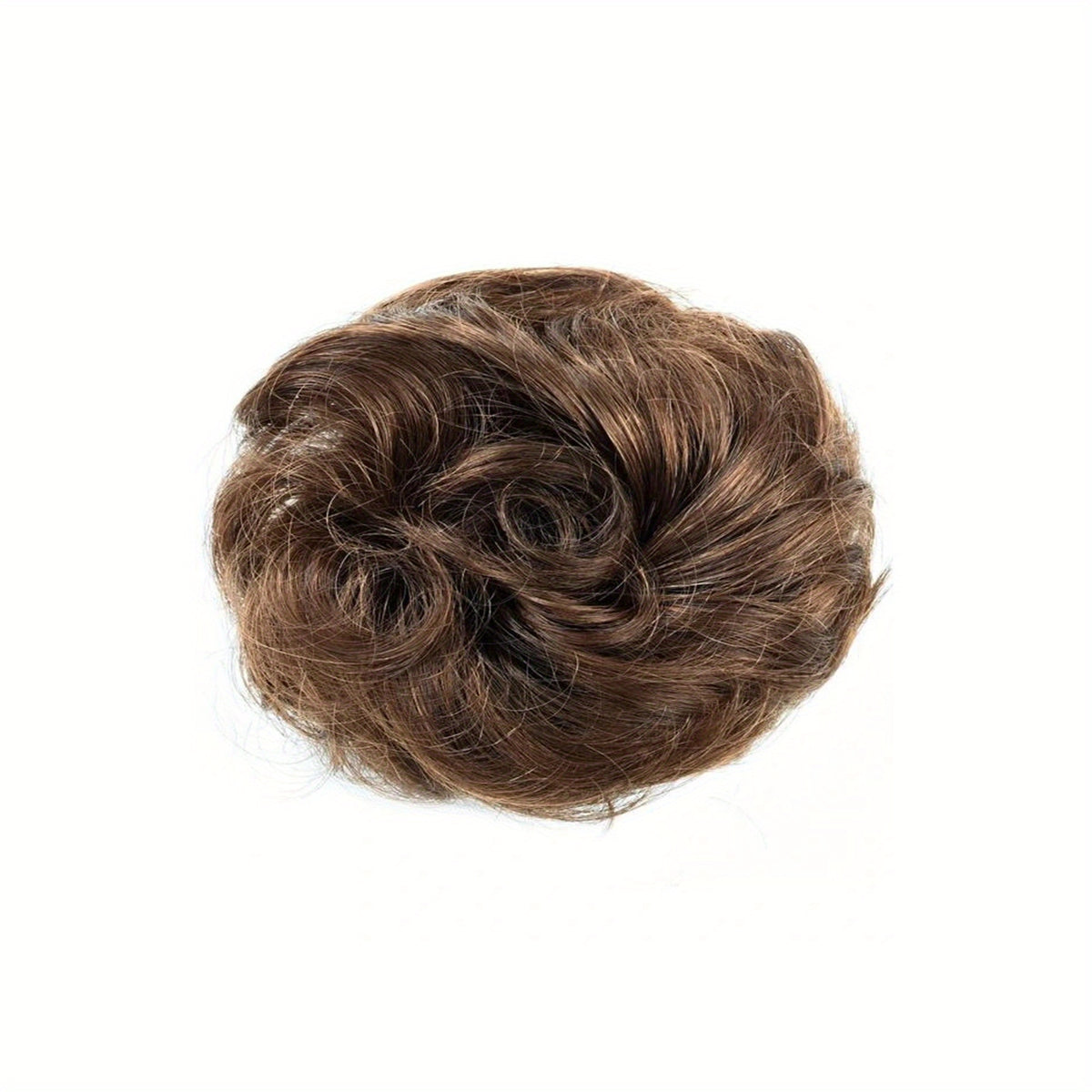 Messy Hair Bun Scrunchies Extension Curly Chignon for Women 100 Human Hair