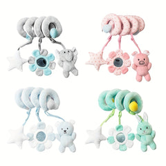 High Contrast Baby Spiral Hanging Toy, Sensory Toy for Newborns