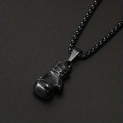 Hip Hop Boxing Gloves Charm Golden Silver Plated Vintage Victory Pendant