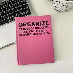 Pink Honey Notebook Rose Pink Agenda Daily Weekly Planner Thickened