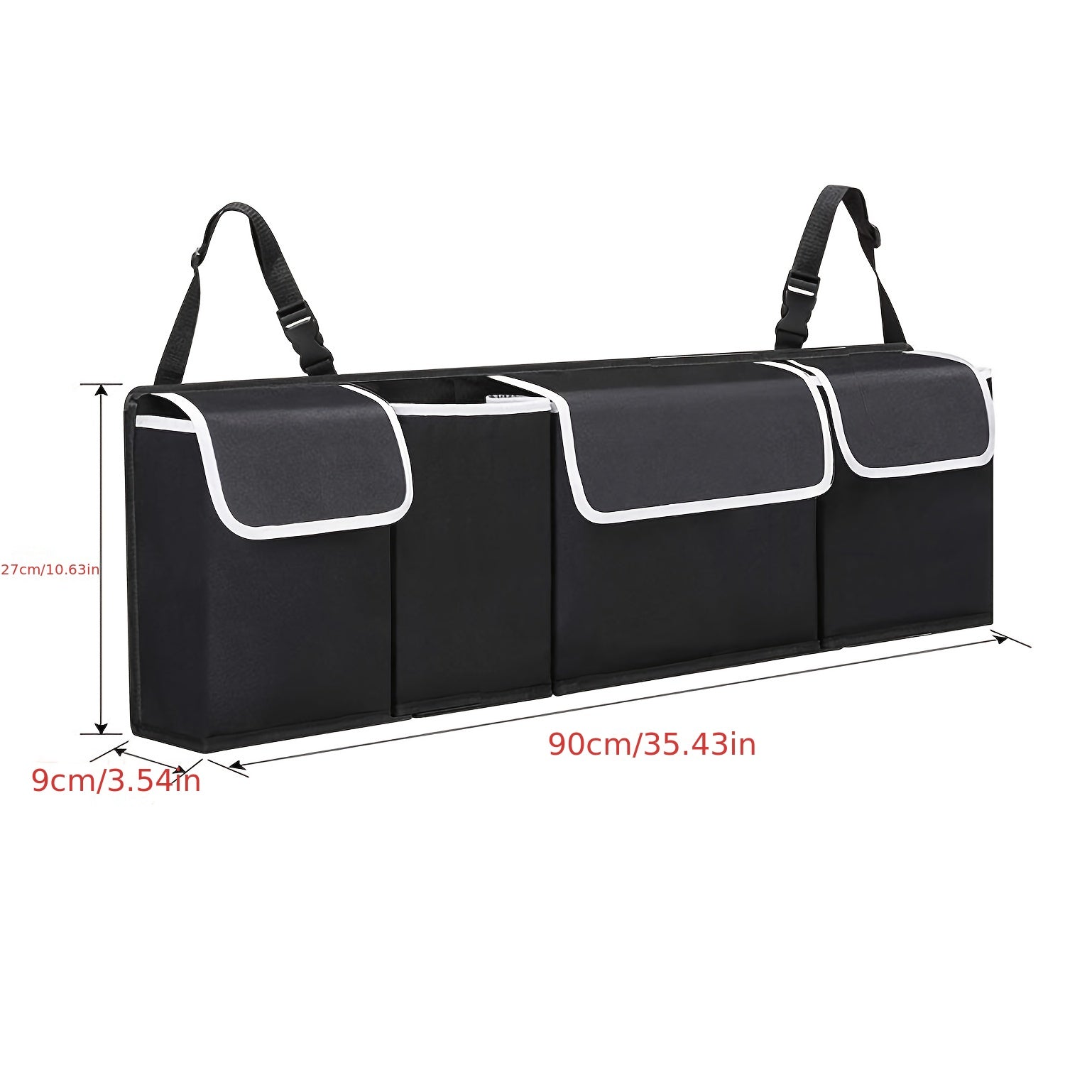 Car Back Seat Trunk Storage Bag Organizer Waterproof Oxford Cloth