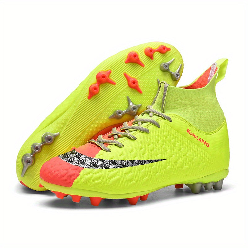 Boys Non Slip Football Cleat With Spikes Outdoor Soccer Shoes