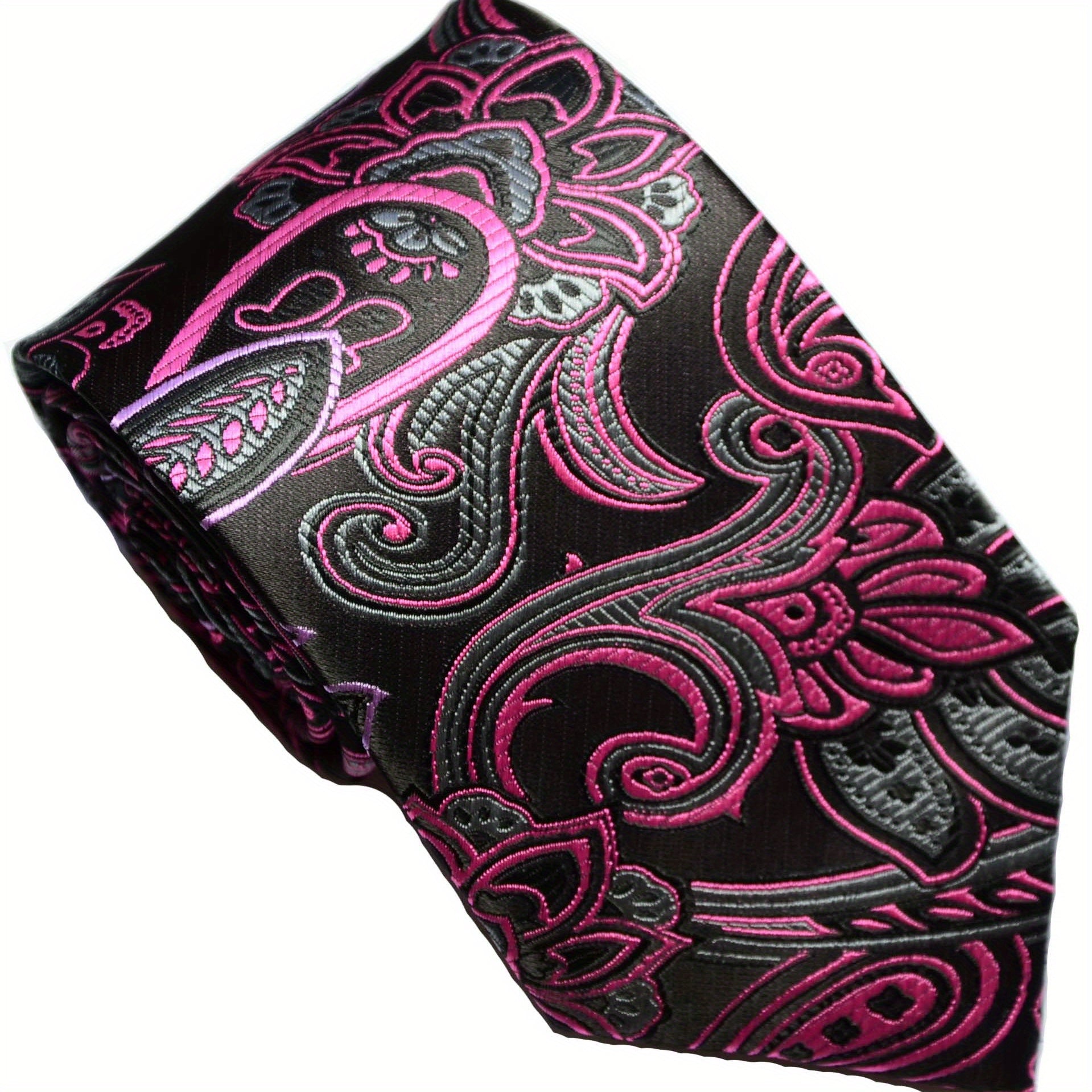 Men's Classic Floral Necktie Patterned Tie Business Party Wedding
