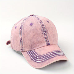 Cotton Baseball Cap Outdoor Sun Shade Soft Top Hat