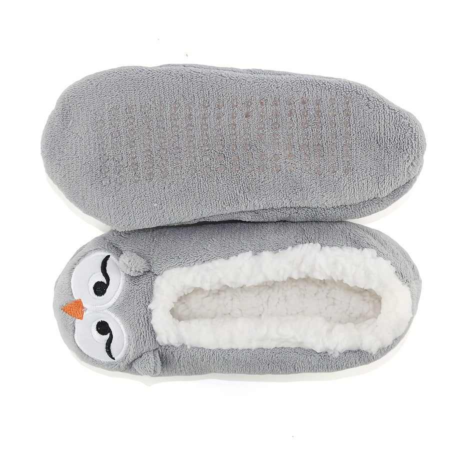 Cartoon Animal Plush Socks & Warm Low Cut Floor Socks