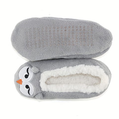 Cartoon Animal Plush Socks & Warm Low Cut Floor Socks
