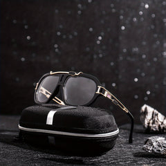 Men's Square Frame Sunglasses Unisex Steampunk Party UV Protection
