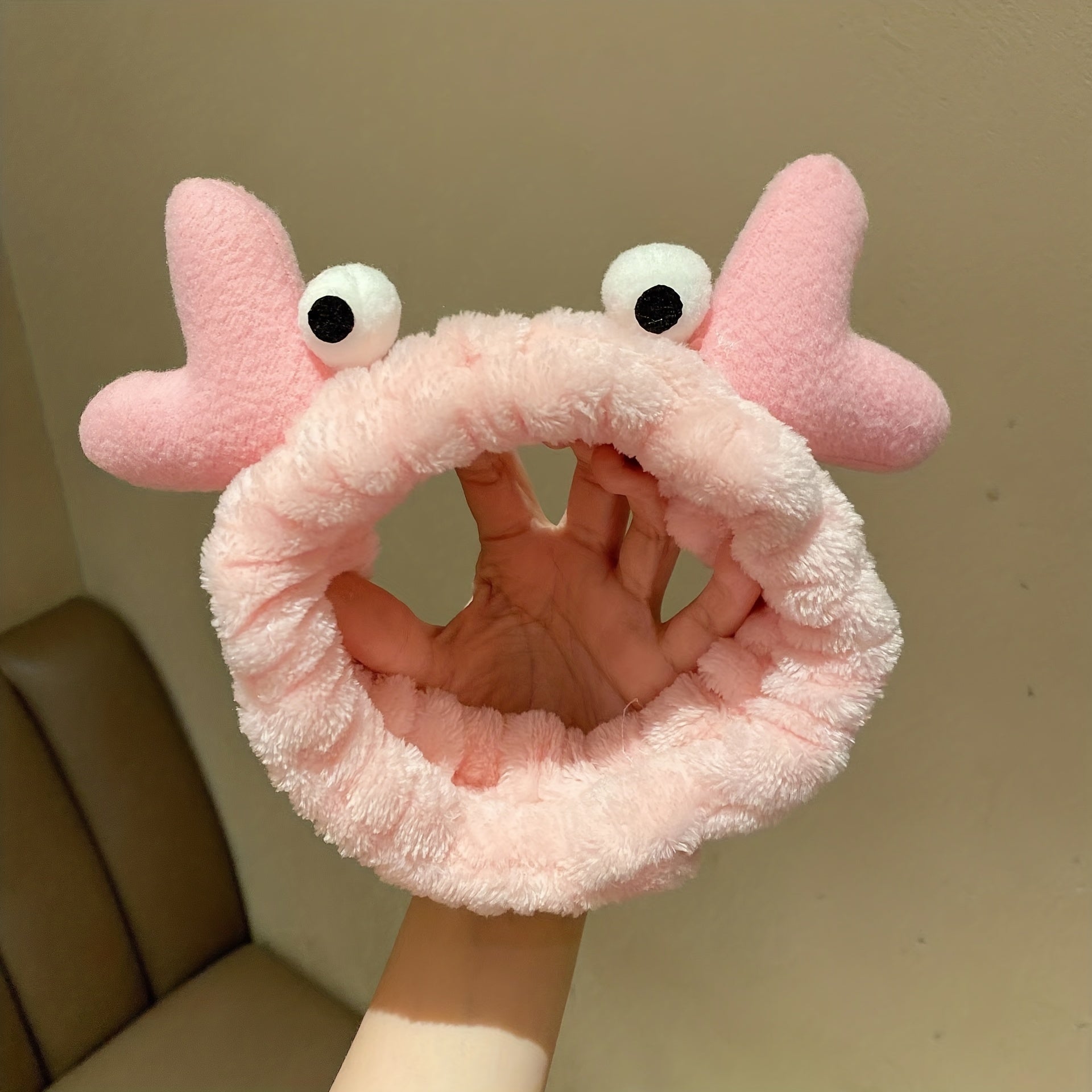 Crab Headband Funny Hair Accessories for Spa Makeup Skincare