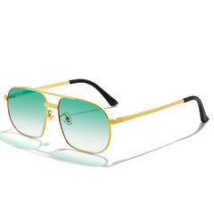 Retro Oversize Metal Pilot Sunglasses UV400 Sun Glasses for Men