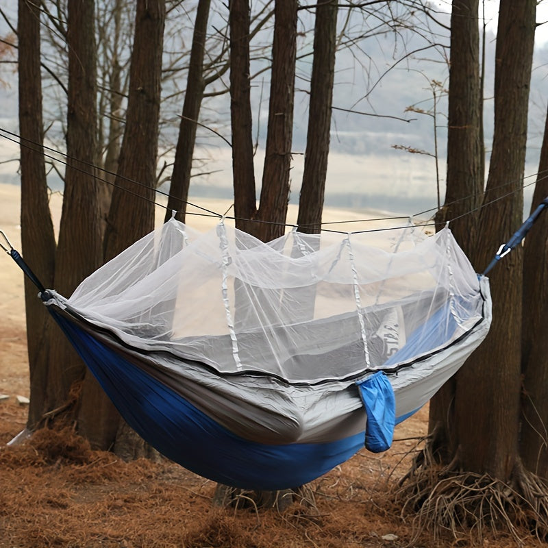 Anti Rollover Double Hammock with Mosquito Net