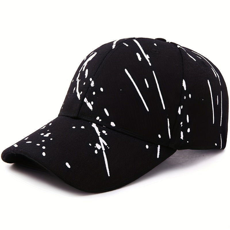 Solid Graffiti Baseball Cap Hip Hop Dad Hats Unisex Casual Sun Hats
