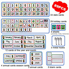 Classroom Pocket Charts Family Enlightenment Education Calendar Cards