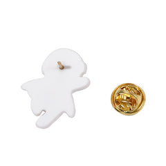 Cartoon Astronaut Resin Spaceman Pin Brooches for Kids