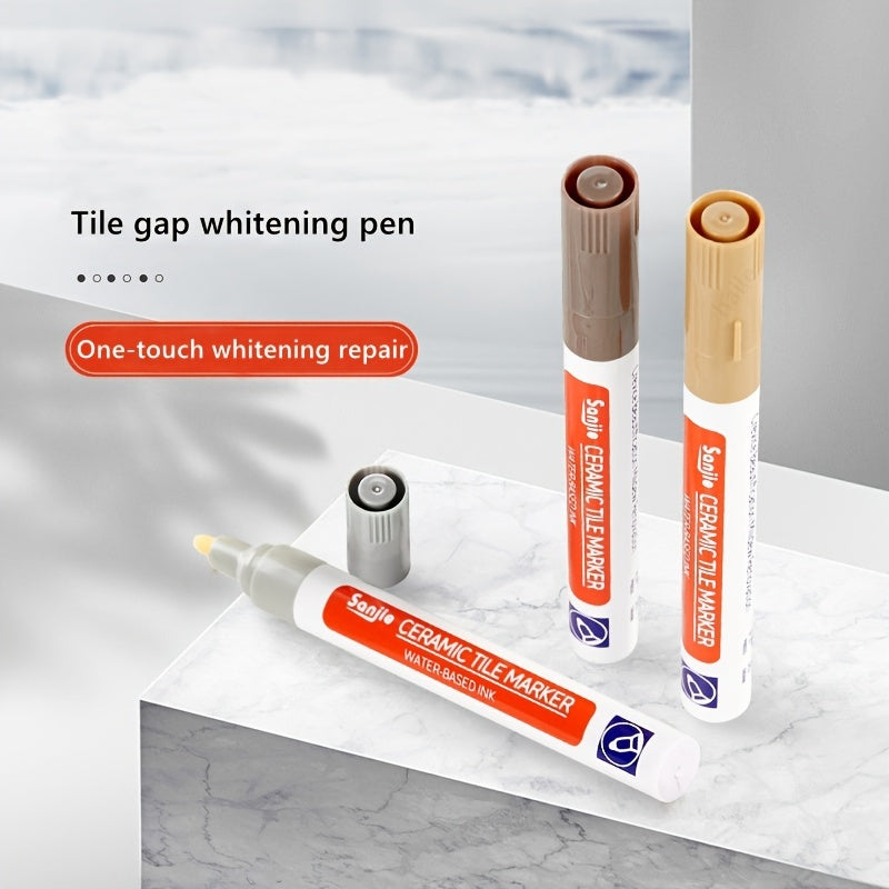 Waterproof Tile Marker Grout Pen Wall Gap Pen for Bathroom Decontamination