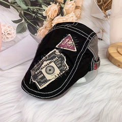 Adjustable Ear Protection Newsboy Cap Punk Style