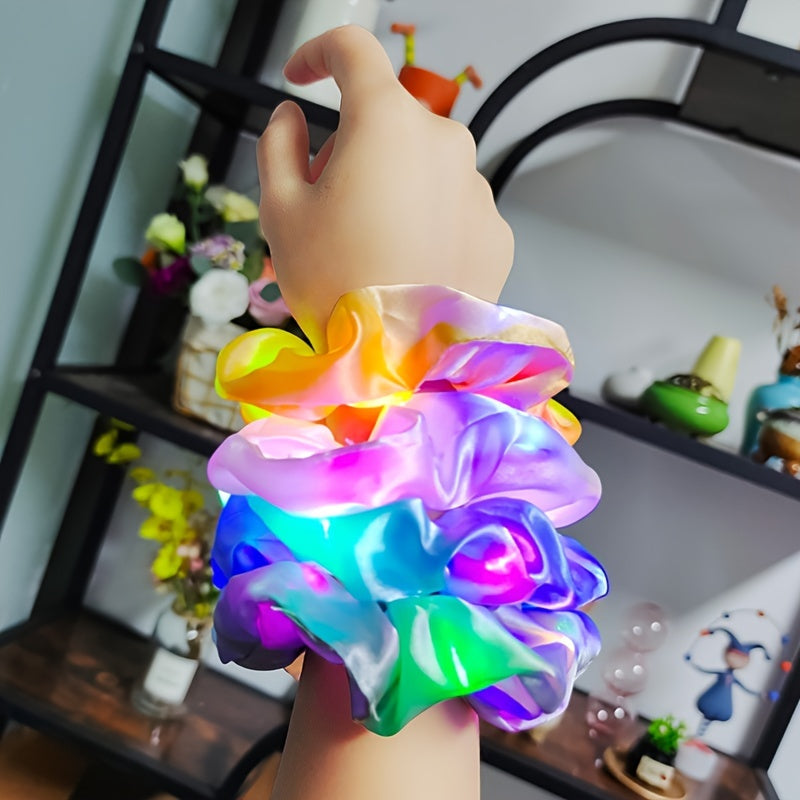 Luminous Charm Hair Tie Ponytail Holder Novelty Hair Accessory