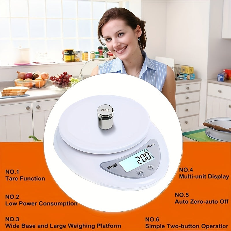 Portable Digital Scale LED Electronic Scales Postal Food Balance Measuring Weigh