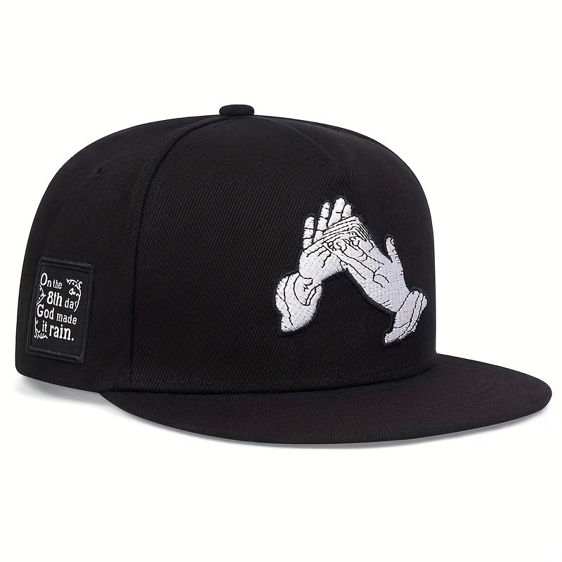 Men's Double Hands Mult. Flat Brim Hat