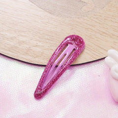 Glitter Snap Clip Metal Hair Clip Hair Accessories