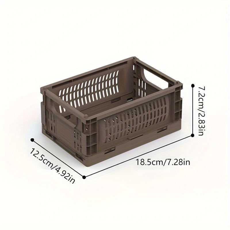 Small Folding Storage Basket for Picnics and Organization