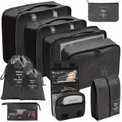 10 Pcs Travel Luggage Bags Dustproof Organizer Portable Storage