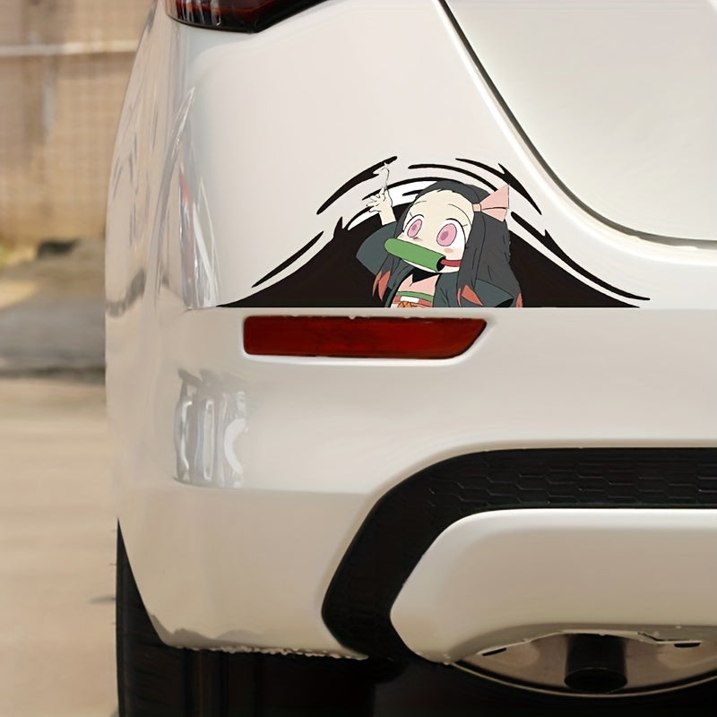 1pc Anime Car Sticker Bumper Rearview Mirror Motorcycle Scratch Decor