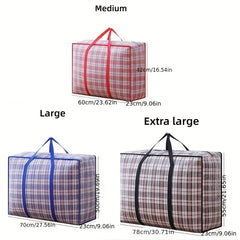 Colorblock Striped Large Capacity Bag Lightweight Reusable