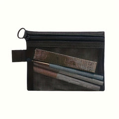Nylon Mesh Cosmetic Bag Portable Storage for Travel