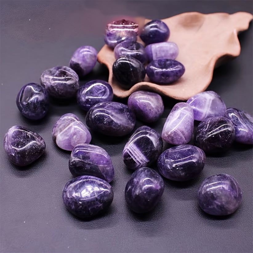 Natural Amethyst Roller Stone Crushed Stone